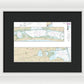 Nautical Chart-11315 Intracoastal Waterway Espiritu Santo Bay-carlos Bay Including San Antonio Bay-victoria Barge Canal - Framed Print