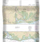 Nautical Chart-11322 Intracoastal Waterway Galveston Bay-cedar Lakes - Duvet Cover