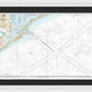 Nautical Chart-11323 Approaches-galveston Bay - Framed Print