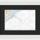 Nautical Chart-11323 Approaches-galveston Bay - Framed Print