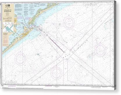 Nautical Chart-11323 Approaches-galveston Bay - Acrylic Print