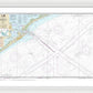 Nautical Chart-11323 Approaches-galveston Bay - Framed Print