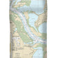 Nautical Chart-11329 Houston Ship Channel Alexander Island-carpenters Bayou, San Jacinto-old Rivers - Duvet Cover
