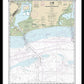 Nautical Chart-11341 Calcasieu Pass-sabine Pass - Framed Print