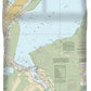 Nautical Chart-11342 Sabine Pass-lake - Duvet Cover