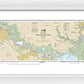 Nautical Chart-11343 Sabine-neches Rivers - Framed Print