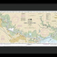 Nautical Chart-11343 Sabine-neches Rivers - Framed Print
