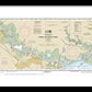 Nautical Chart-11343 Sabine-neches Rivers - Framed Print