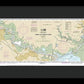 Nautical Chart-11343 Sabine-neches Rivers - Framed Print