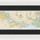 Nautical Chart-11343 Sabine-neches Rivers - Framed Print