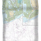 Nautical Chart-11346 Port Fourchon-approaches - Duvet Cover