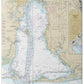 Nautical Chart-11376 Mobile Bay Mobile Ship Channel-northern End - Bath Towel