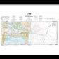 Nautical Chart-11475 Fort Pierce Harbor - Framed Print