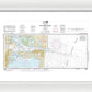 Nautical Chart-11475 Fort Pierce Harbor - Framed Print