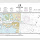 Nautical Chart-11475 Fort Pierce Harbor - Framed Print