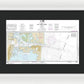 Nautical Chart-11475 Fort Pierce Harbor - Framed Print