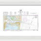 Nautical Chart-11475 Fort Pierce Harbor - Framed Print