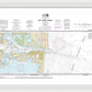 Nautical Chart-11475 Fort Pierce Harbor - Framed Print