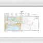 Nautical Chart-11475 Fort Pierce Harbor - Framed Print
