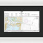 Nautical Chart-11475 Fort Pierce Harbor - Framed Print