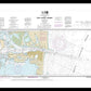 Nautical Chart-11475 Fort Pierce Harbor - Framed Print
