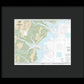 Nautical Chart-11511 Ossabaw-st Catherines Sounds - Framed Print