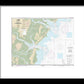 Nautical Chart-11511 Ossabaw-st Catherines Sounds - Framed Print