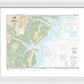 Nautical Chart-11511 Ossabaw-st Catherines Sounds - Framed Print