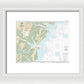 Nautical Chart-11511 Ossabaw-st Catherines Sounds - Framed Print