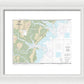 Nautical Chart-11511 Ossabaw-st Catherines Sounds - Framed Print