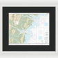 Nautical Chart-11511 Ossabaw-st Catherines Sounds - Framed Print