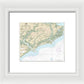 Nautical Chart-11522 Stono-north Edisto Rivers - Framed Print