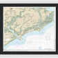 Nautical Chart-11522 Stono-north Edisto Rivers - Framed Print