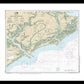 Nautical Chart-11522 Stono-north Edisto Rivers - Framed Print