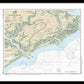 Nautical Chart-11522 Stono-north Edisto Rivers - Framed Print