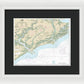 Nautical Chart-11522 Stono-north Edisto Rivers - Framed Print
