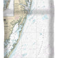 Nautical Chart-12211 Fenwick Island-chincoteague Inlet, Ocean City Inlet - Duvet Cover