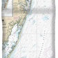 Nautical Chart-12211 Fenwick Island-chincoteague Inlet, Ocean City Inlet - Duvet Cover