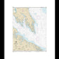 Nautical Chart-12233 Potomac River Chesapeake Bay-piney Point - Framed Print