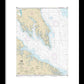 Nautical Chart-12233 Potomac River Chesapeake Bay-piney Point - Framed Print