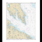 Nautical Chart-12233 Potomac River Chesapeake Bay-piney Point - Framed Print