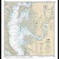 Nautical Chart-12263 Chesapeake Bay Cove Point-sandy Point - Framed Print