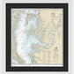 Nautical Chart-12263 Chesapeake Bay Cove Point-sandy Point - Framed Print