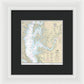 Nautical Chart-12263 Chesapeake Bay Cove Point-sandy Point - Framed Print