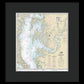 Nautical Chart-12263 Chesapeake Bay Cove Point-sandy Point - Framed Print