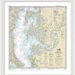 Nautical Chart-12263 Chesapeake Bay Cove Point-sandy Point - Framed Print