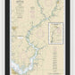 Nautical Chart-12268 Choptank River Cambridge-greensboro - Framed Print