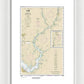Nautical Chart-12268 Choptank River Cambridge-greensboro - Framed Print