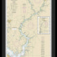 Nautical Chart-12268 Choptank River Cambridge-greensboro - Framed Print