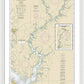 Nautical Chart-12268 Choptank River Cambridge-greensboro - Framed Print